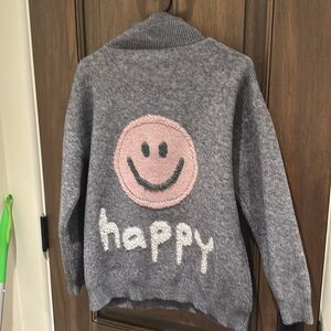 Vintage Havana happy face sweater